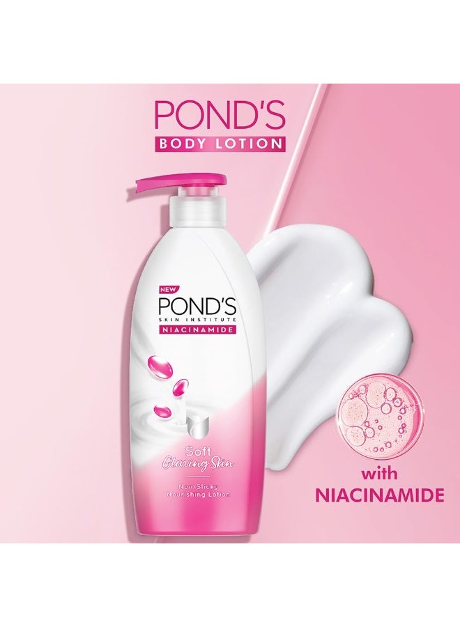 بوندز لوشن بوندز المرطب للجسم بخلاصة النياسيناميد، 275 مل، للبشرة الجافة، لبشرة ناعمة وملساء (عبوة من قطعتين) - Image 4